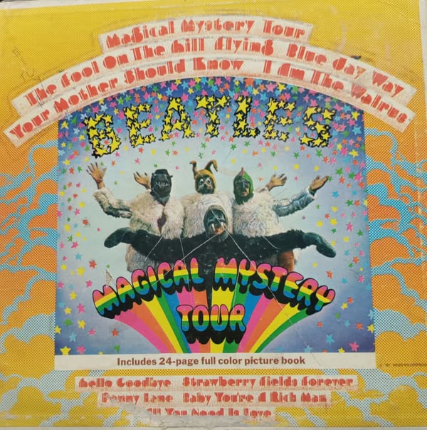 THE BEATLES Magical Mystery Tour 1967 Stereo Los angeles Press LP $35.00 USED RECORDS CLASSIC ROCK