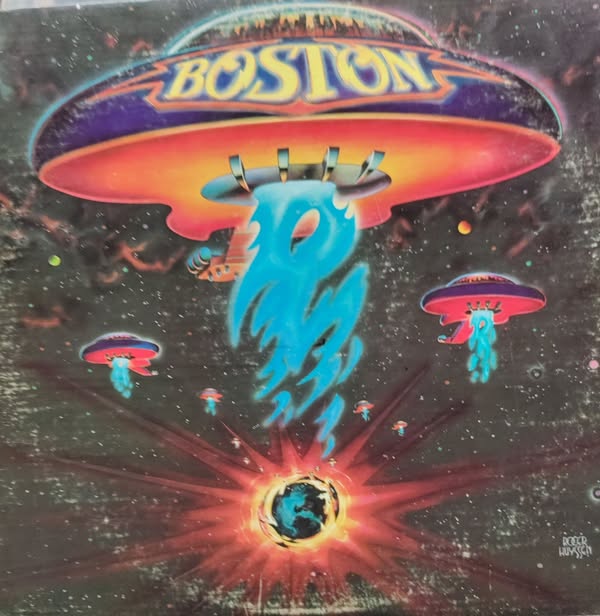BOSTON s/t 1976 LP $30.00 USED RECORDS CLASSIC ROCK
