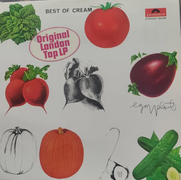 CREAM Best Of Cream 1969 GERMAN PRESS LP $35.00 USED RECORDS CLASSIC ROCK