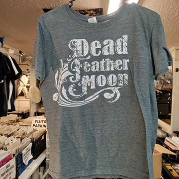 Dead Feather Moon Logo Tshirt Medium l USED