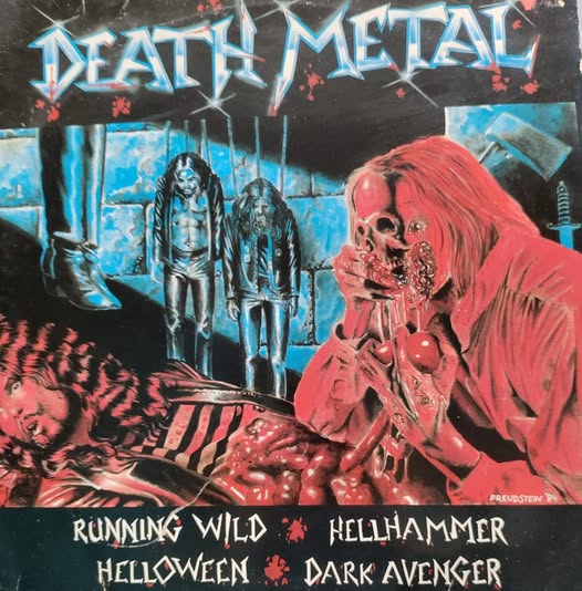 DEATH METAL LP $125.00 COMPILATION USED COLLECTORS VINYL