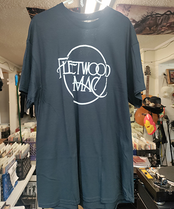 Fleetwood Mac Logo Black Tshirt XLarge NEW