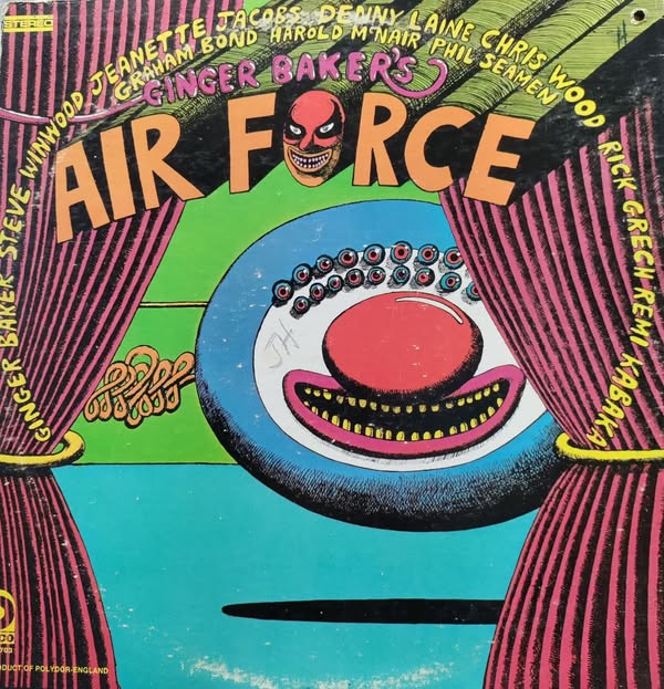 GINGER BAKERS AIR FORCE s/t 2X LP $35.00 USED RECORDS CLASSIC ROCK