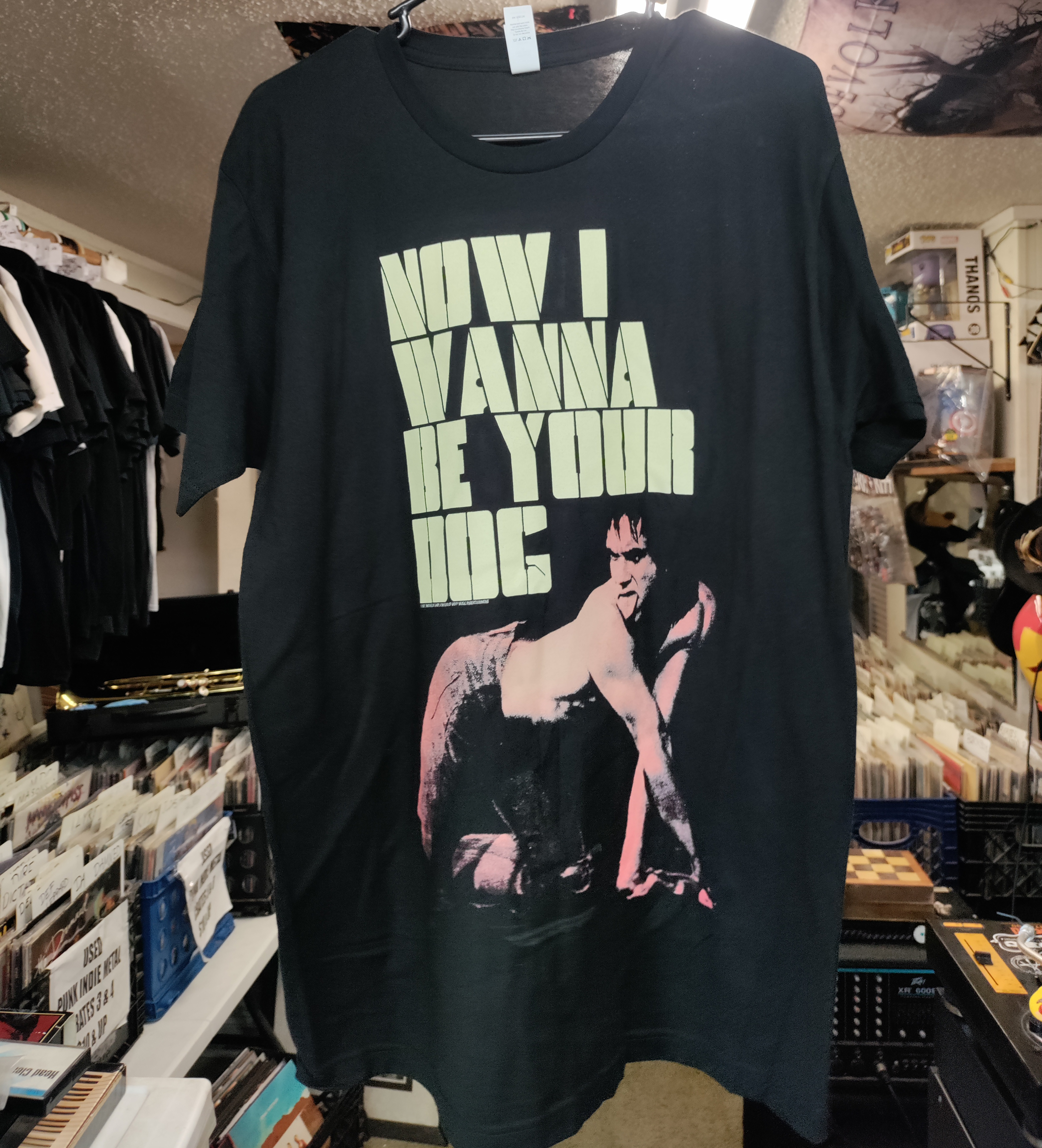 Iggy & The STooges Now I wanna Be Your Dog Tshirt Large NEW