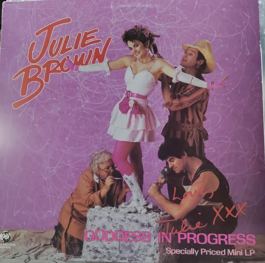 JULIE BROWN GOddess In Progress 1984 LP $25.00 USED COLLECTORS VINYL