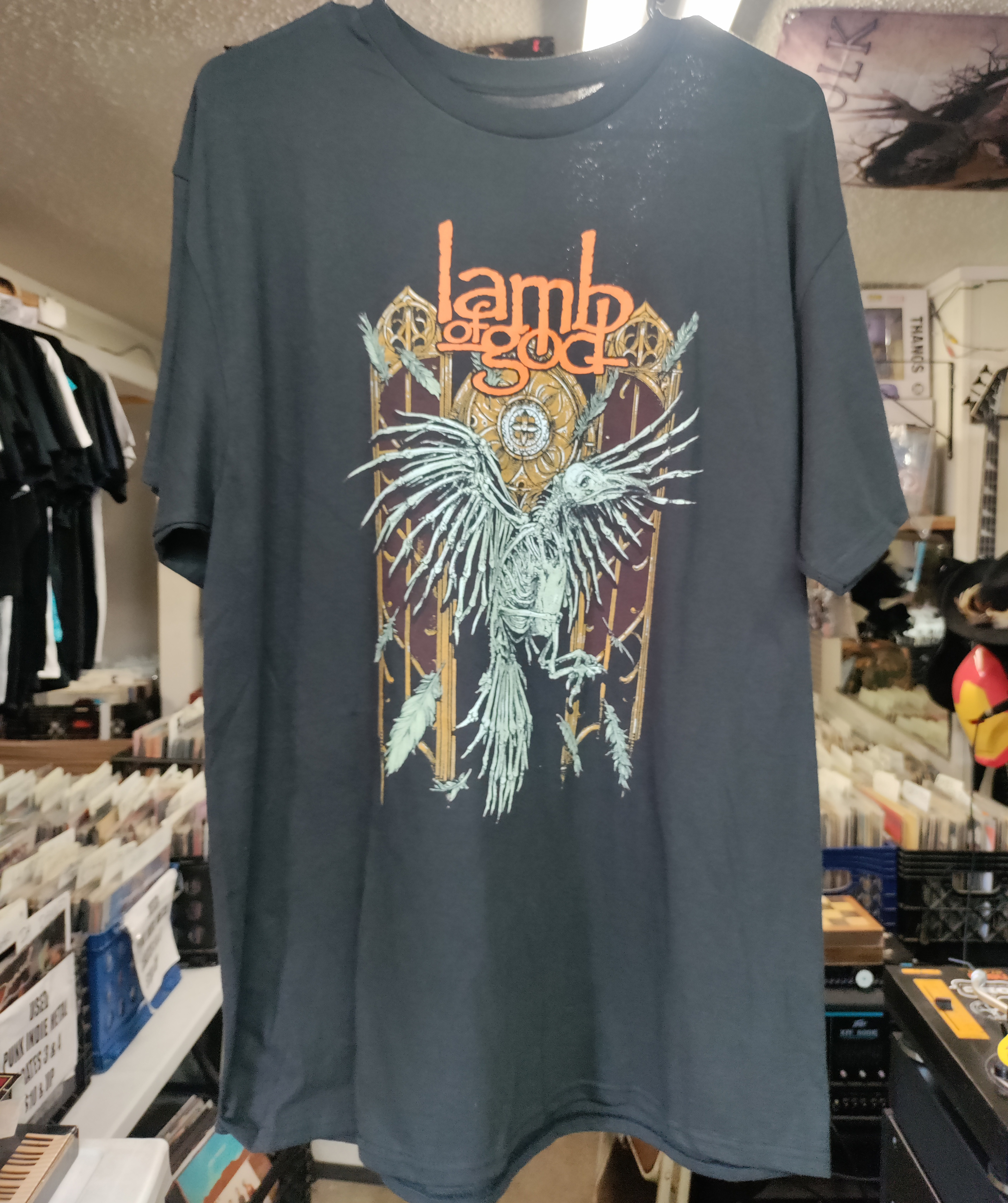 Lamb Of God Crow Tshirt Large NEW
