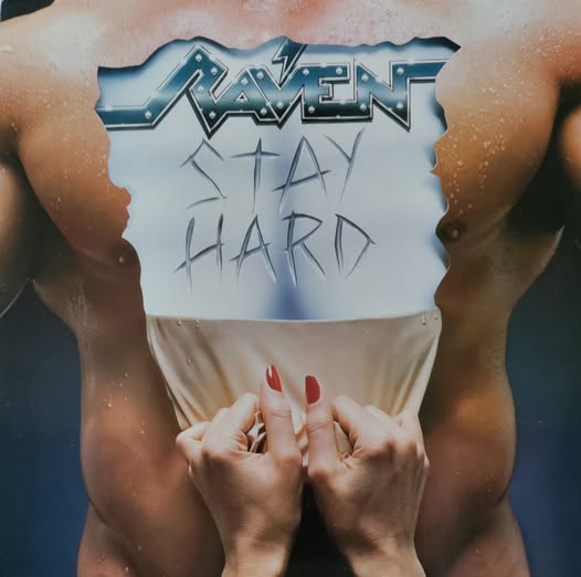 RAVEN STay Hard LP $35.00 USED RECORDS PUNK INDIE METAL