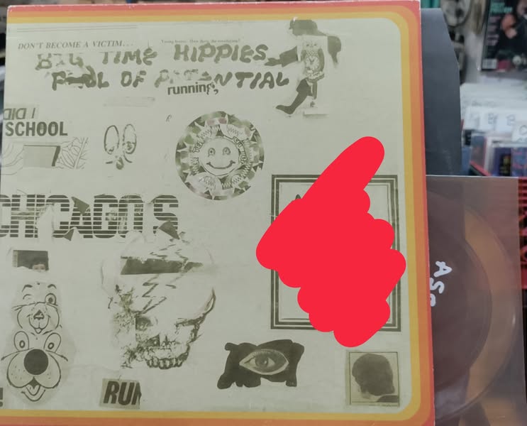 RUNNING Asshole Savant SINGLE SIDED ETCHED LP + FLEXI 7" $30.00 USED RECORDS PUNK INDIE METAL