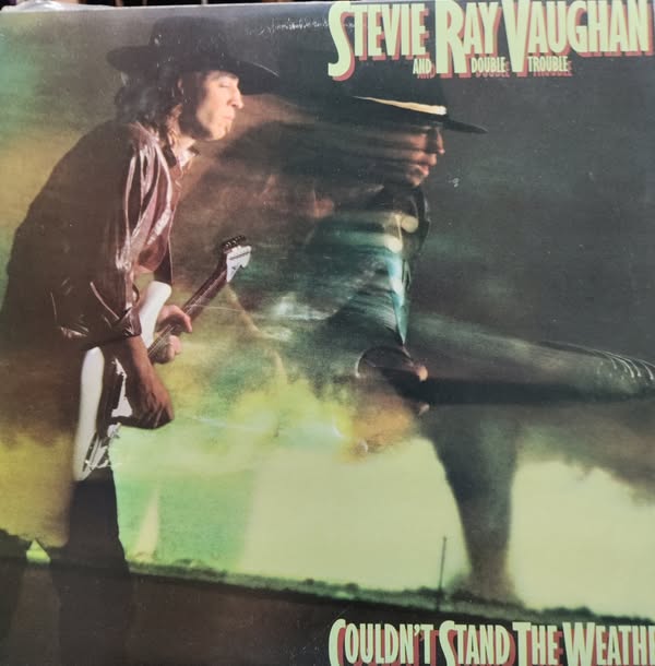 STVEIE RAY VAUGHN Couldnt Stand The Weather LP $40.00 USED RECORDS CLASSIC ROCK