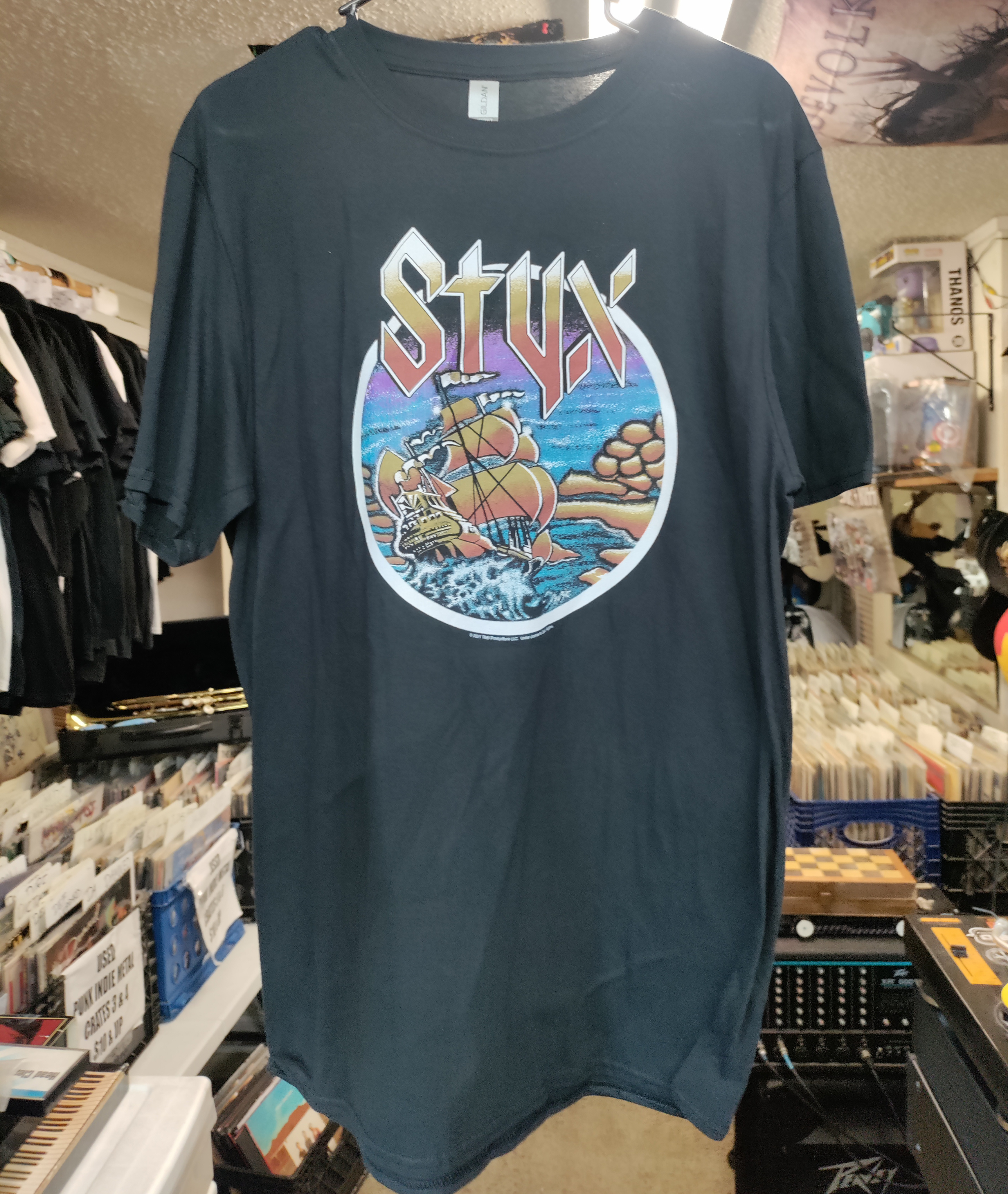 Styx Come Sail Away Tshirt Large NEW
