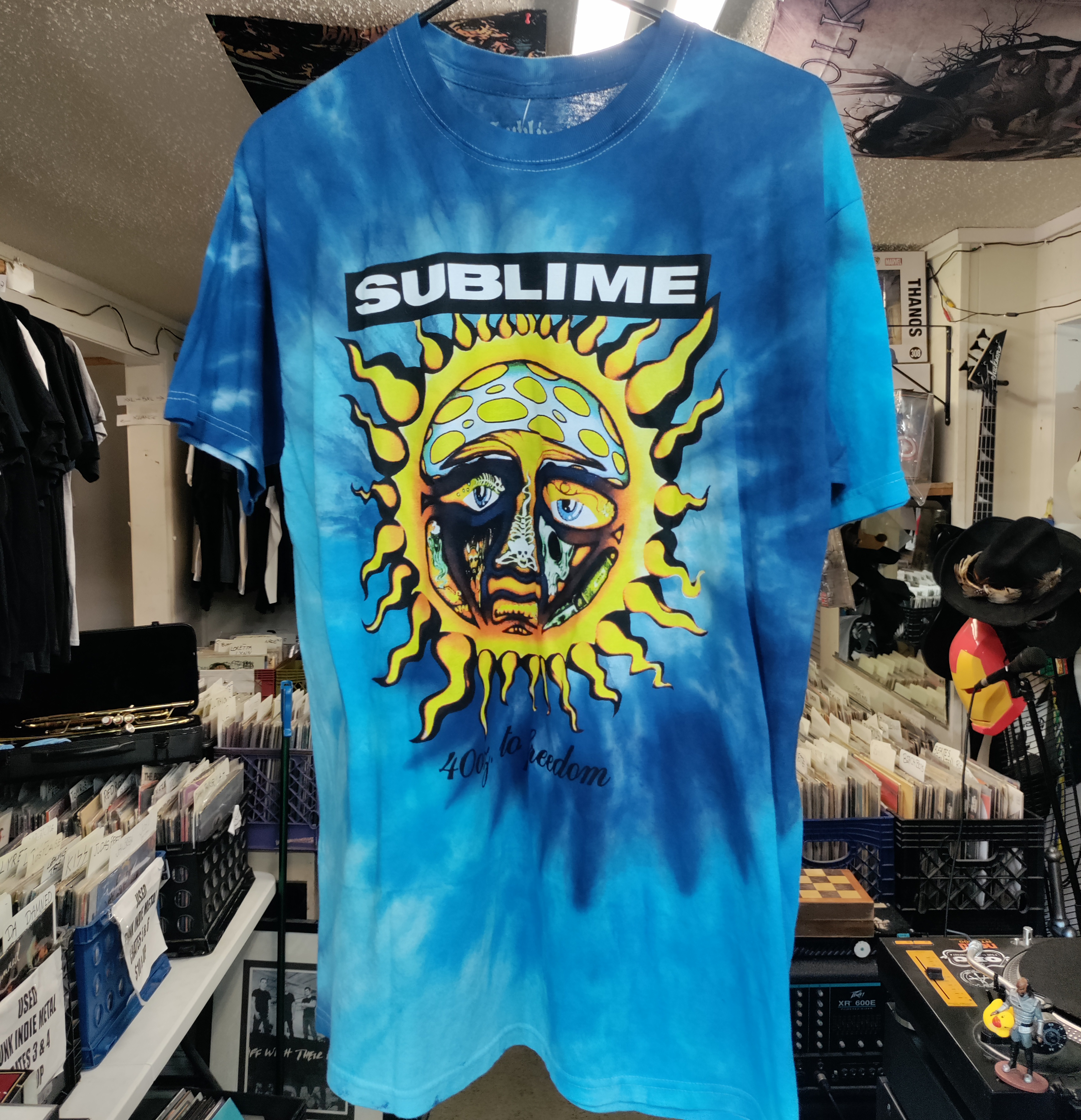 Sublime 40 Oz To Freedom Tie DIe Tshirt Large NEW