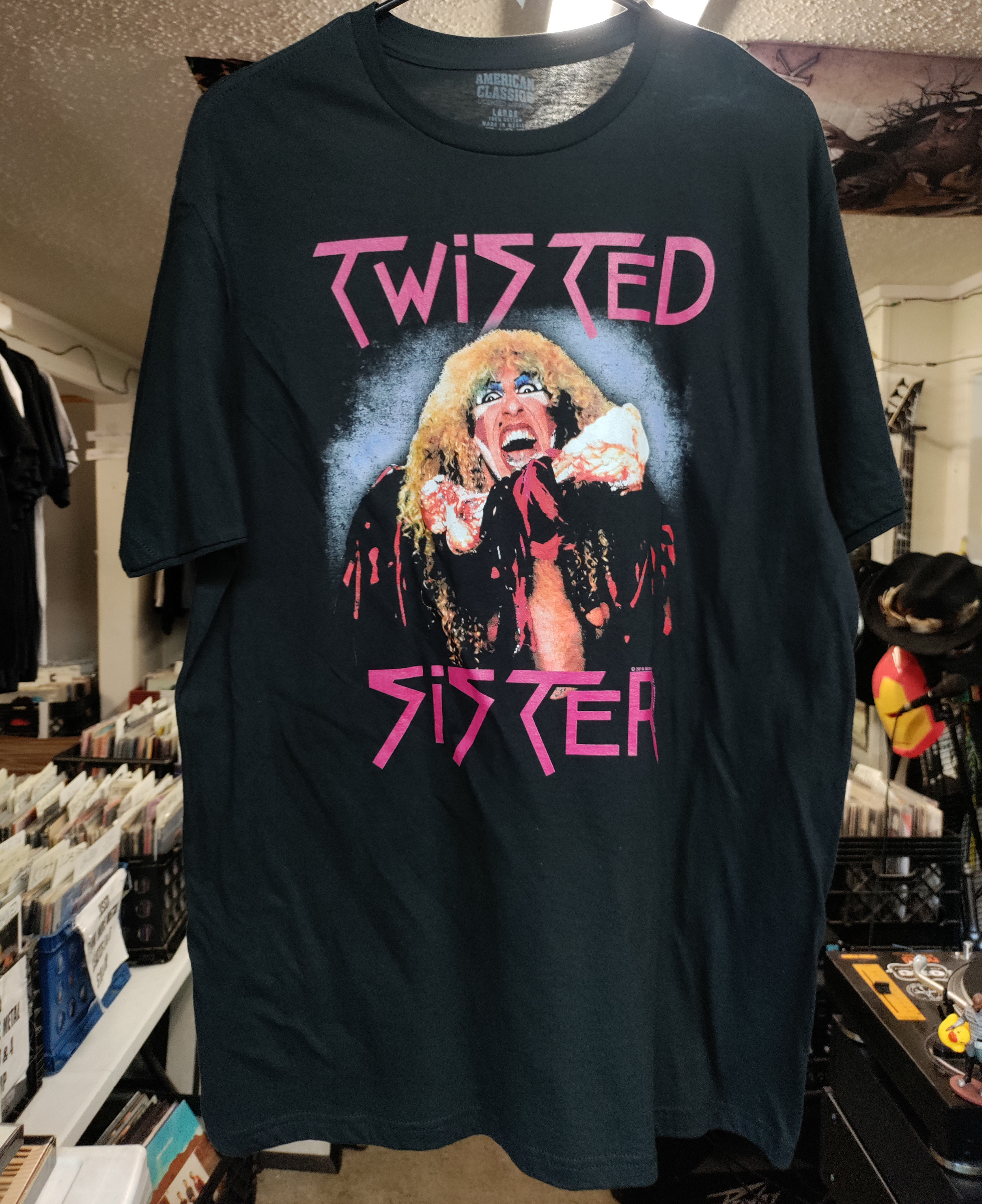 Twisted Sister Stay Hungry Tshirt Large NEW