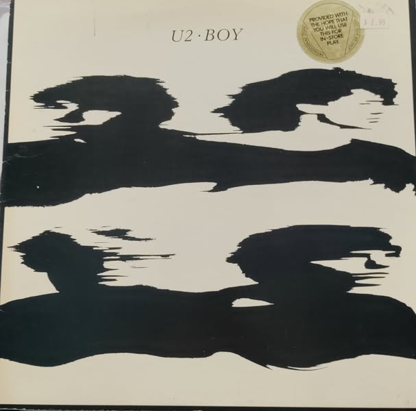 U2 Boy 1981 Promo LP $45.00 USED RECORDS PUNK INDIE METAL