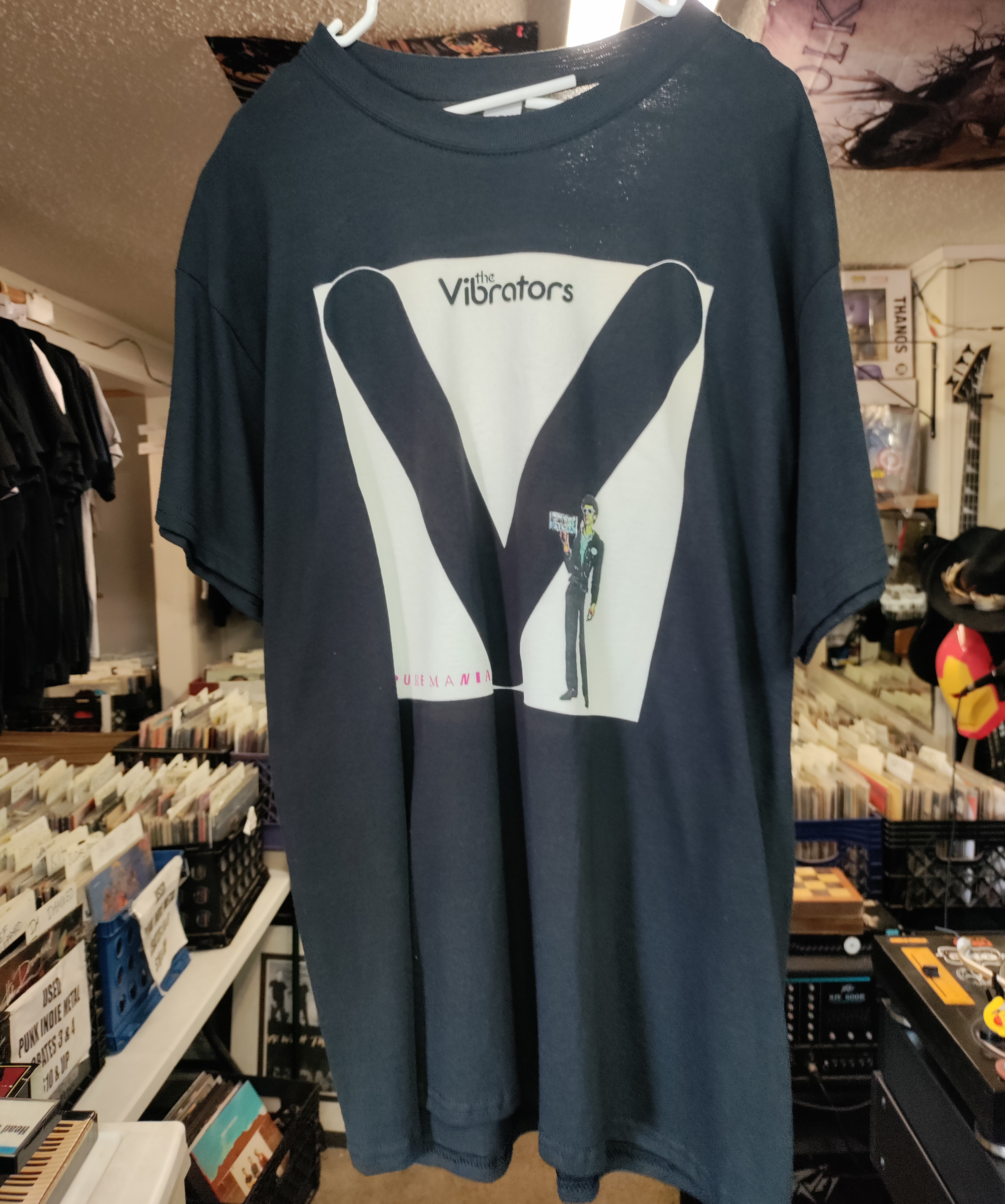 Vibrators Pure Mania Tshirt Large NEW