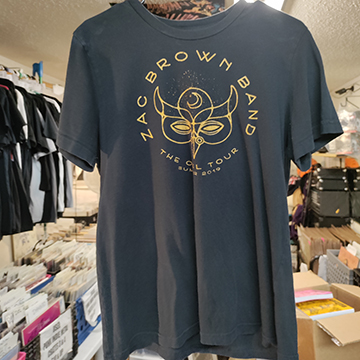 ZAc Broown Band The Owl Tour 2019 Tshirt MEDIUMl USED